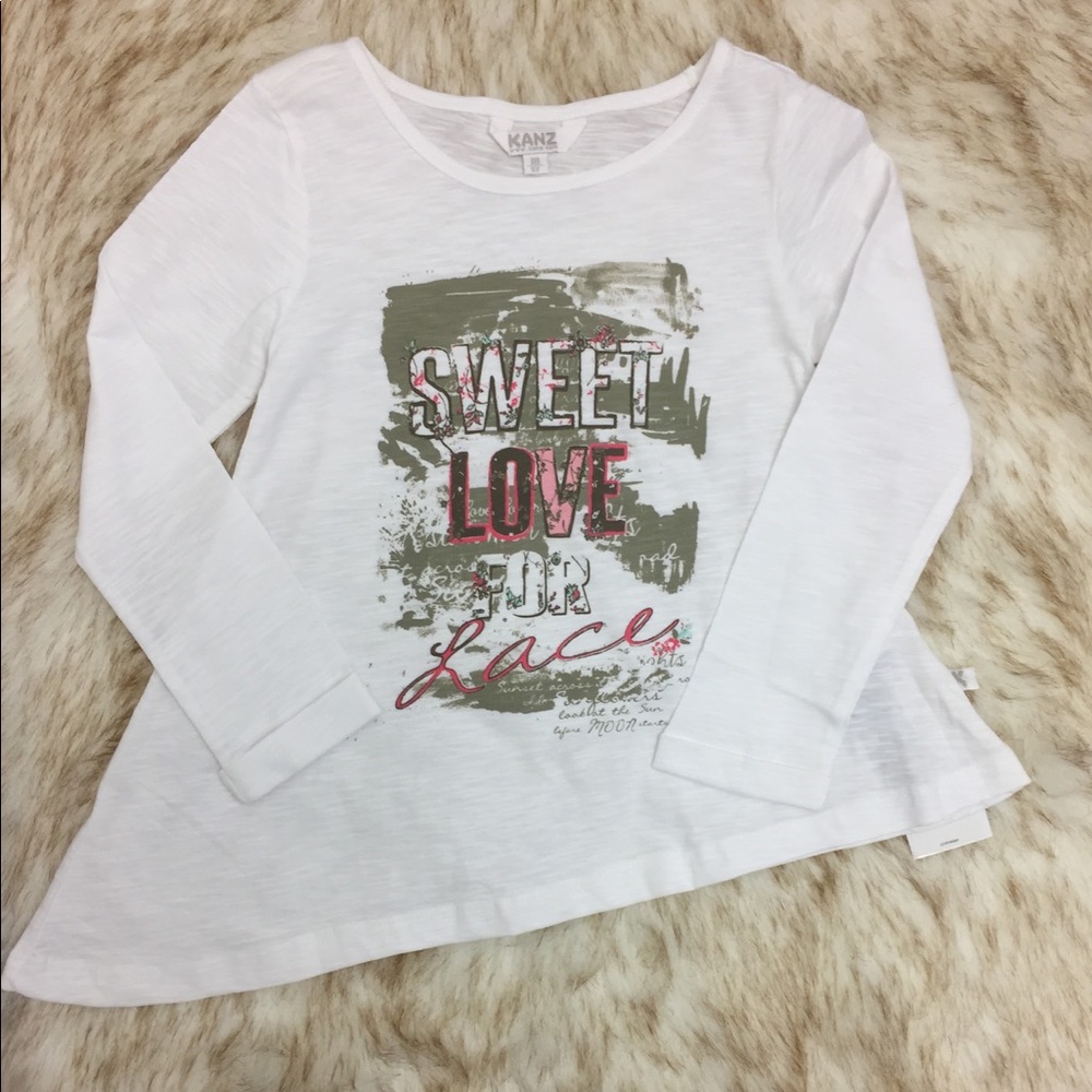 White Long-Sleeve Tee